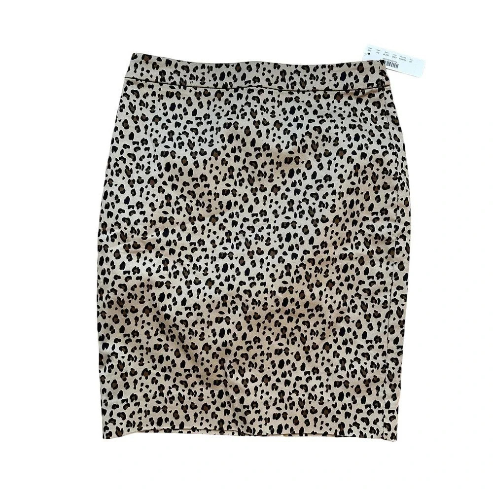 JCrew Animal Print Pencil Skirt